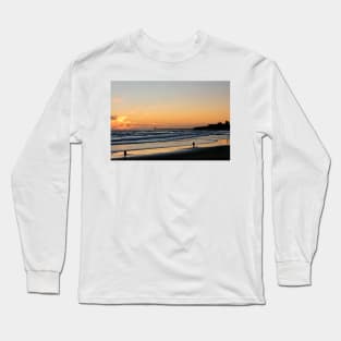 December daybreak on Tynemouth Long Sands Long Sleeve T-Shirt